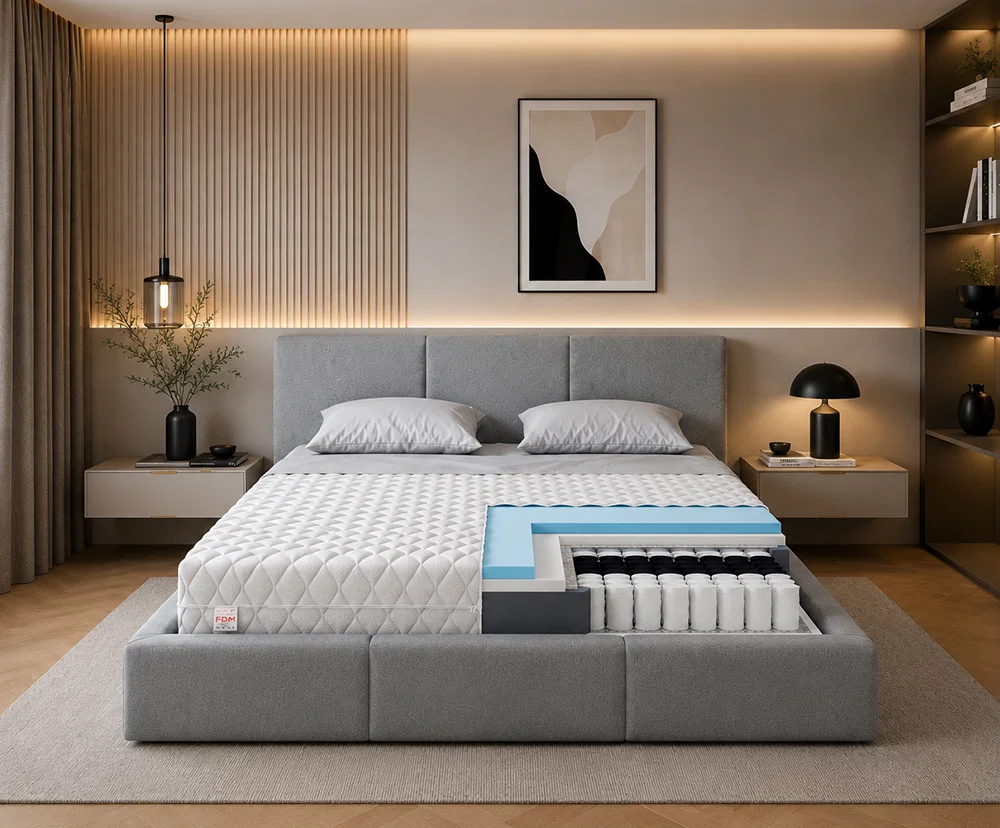 Taštičková matrace ENNA MAX JERSEY 80x200 cm 25 cm