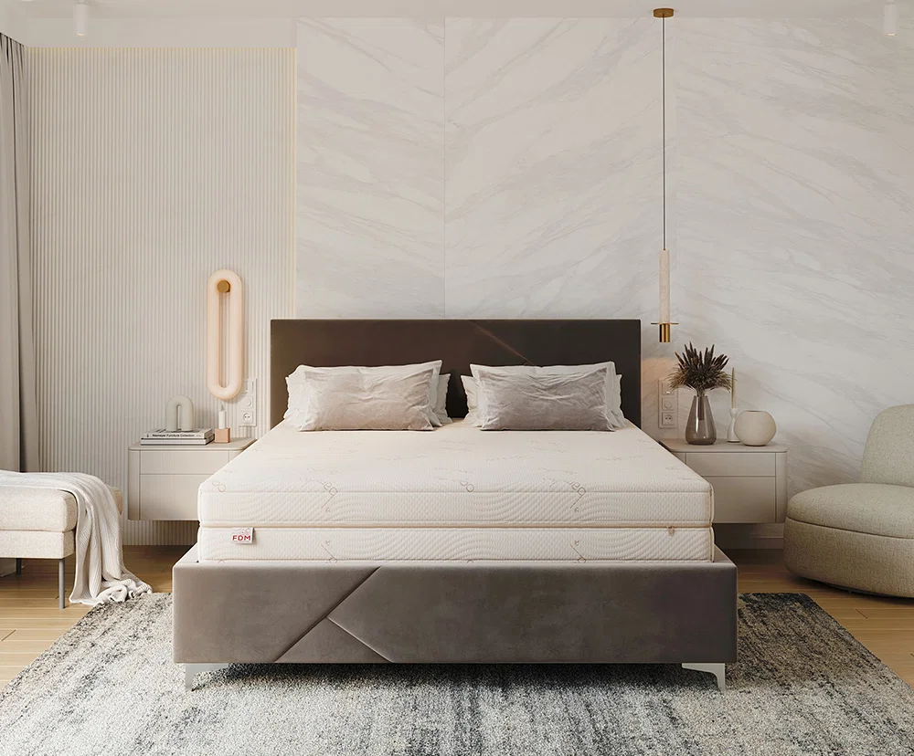 Ortopedická pěnová matrace s latexem RELAX Bamboo 21 cm – 140×200 cm