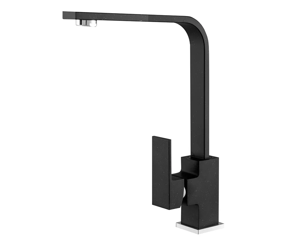 Granitový dřez BIG DON + baterie NOOK ČERNÁ ŽULA 52 x 49 x 21cm