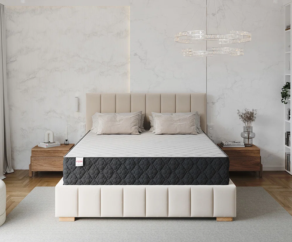 Pěnová matrace MERIDO 160x200 cm HR pěna Silver Care potah 30 cm
