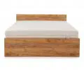 Manželská postel PANAMA 140x200 se zvedacím dřevěným roštem DUB ARTISAN