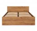 Manželská postel PANAMA 160x200 se zvedacím dřevěným roštem DUB ARTISAN