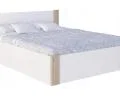 Postel 120x200 cm BOSTON BÍLÁ - BOROVICE