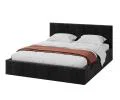 Čalouněná postel 140x200 cm EMMA Černá s roštem