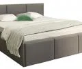 Manželská postel PANAMA T 180x200 se zvedacím dřevěným roštem ŠEDÁ