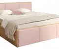 Manželská postel PANAMA T 120x200 se zvedacím kovovým roštem DUB RŮŽOVÁ