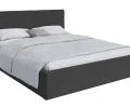 Čalouněná postel RINO 180x200 cm s kovovým roštem černá