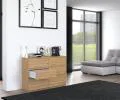 Komoda MALWA M6 120cm DUB ARTISAN matná
