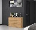 Komoda MALWA M6 120cm DUB ARTISAN matná