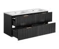 Luxusní koupelnová sestava ADEL BLACK EXCLUSIVE 120cm