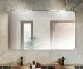LED svítidlo nad zrcadlo 30 cm, chrom