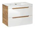 Koupelnová skříňka pod umyvadlo ARUBA WHITE 60 cm