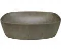 Keramické umyvadlo ANNA, khaki kámen, 50 cm