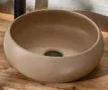 Keramické umyvadlo WIKI, béžová, 36 cm