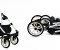 Kočárek 4v1 BabyLux Optimal Grey Flex Black