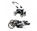 Kočárek 4v1 BabyLux Optimal Grey Moro