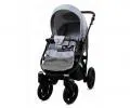 Kočárek 4v1 BabyLux Optimal Silver Flex