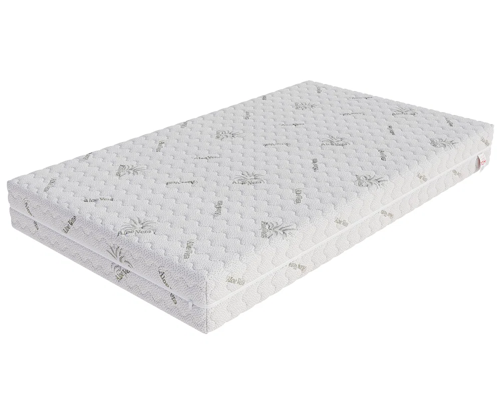 Pěnová matrace VITERBO ALOE VERA 90x200 cm s VISCO paměťovou pěnou 13 cm