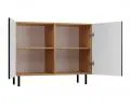Komoda KAMA 2D SLIM dub artisan/tmavě modrá