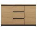 Komoda COSTA 1D3S/2D3S 200cm antracit/dub artisan