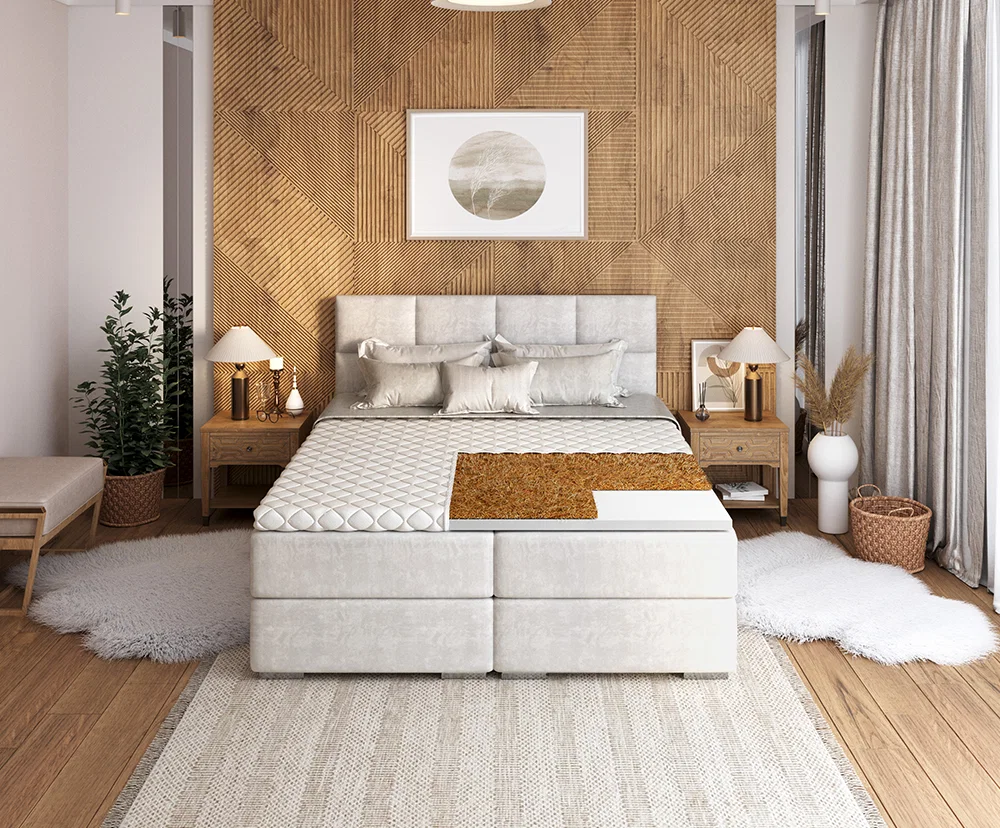 Přistýlka z kokosového vlákna a polyuretanové pěny 140x200 cm 7 cm