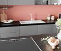 Granitový dřez ALEX BÍLÁ + černý sifon 90 x 50 x 19cm