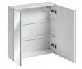 Koupelnová zrcadlová skříňka LEONARDO WHITE 90 cm