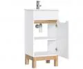 Koupelnová skříňka pod umyvadlo BALI WHITE 1D 40 cm