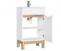 Koupelnová skříňka pod umyvadlo BALI WHITE 1D 50 cm
