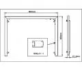 LED Rám na koupelnovou skříňku 60 cm