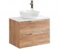 Koupelnová skříňka pod umyvadlo CAPRI OAK 80 cm