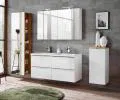 Koupelnová vysoká skříňka CAPRI WHITE 1D