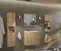 Koupelnový regál pod pracovní desku NOVA OAK 30 cm