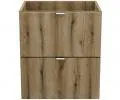 Koupelnová skříňka pod umyvadlo NOVA OAK šuplíky 50 cm