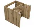 Koupelnová skříňka pod umyvadlo NOVA OAK police 60 cm