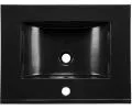 Zápustné umyvadlo LAVA BLACK 60