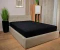 Prostěradlo JERSEY s gumou 80x200 cm ČERNÁ