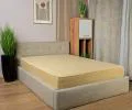Prostěradlo JERSEY s gumou 160x200 cm BÉŽOVÁ 100% bavlna