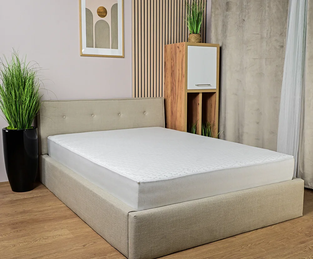 Prostěradlo JERSEY s gumou 200x200 cm BÍLÁ 100% bavlna