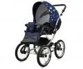 Kočárek 2v1 Margaret Exclusive Navy Blue Star