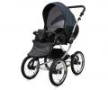 Kočárek 4v1 Margaret Exclusive Black Grey