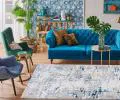 Koberec GRANDE Blue Gray 80 x 150 cm