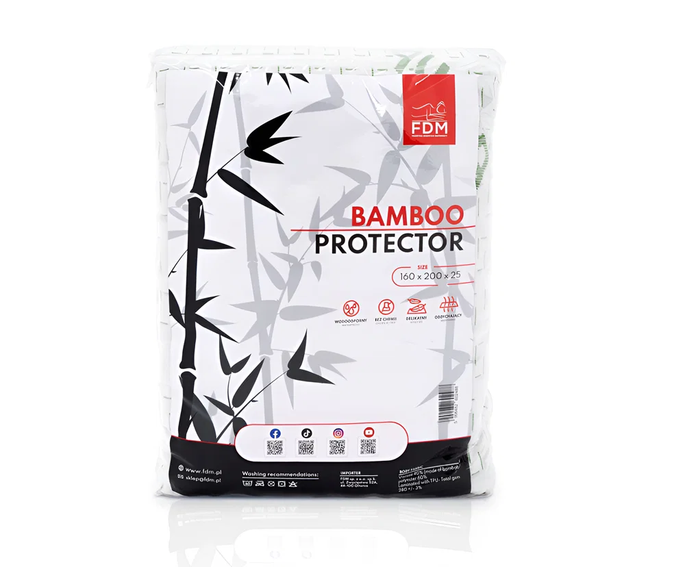 Nepromokavý bambusový chránič matrace 60x120 cm