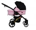 Kočárek 3v1 ECO LUX Sweet Pink