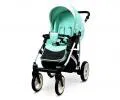 Kočárek 2v1 BabyLux White Lux Mint