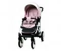 Kočárek 3v1 BabyLux White Lux Sweet Pink
