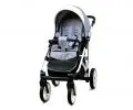 Kočárek 3v1 BabyLux White Lux Sailor Blue