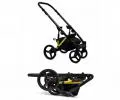 Kočárek 4v1 BabyLux UZO GOLD SAILOR BLUE