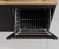 Koupelnová skříňka NOVA BLACK 40 cm s košem na prádlo
