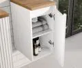 Koupelnový regál pod pracovní desku NOVA WHITE 30 cm